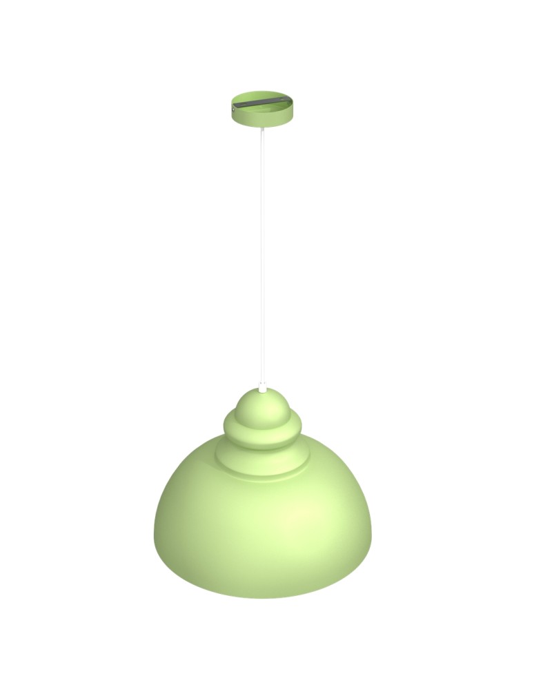 Green pendant lamps - Milagro CORIN GREEN 1xE27 pendant lamp MLP7983 - product kolory-swiatla.pl 7