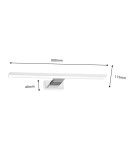 Bathroom wall lamps - Milagro Wall lamp SHINE WHITE/CHROME 60cm 13.8W LED ML7882 - product 4