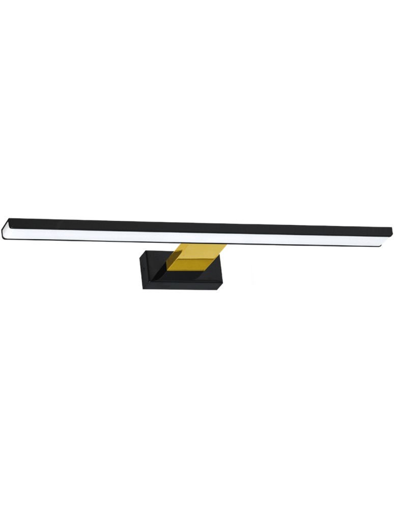Bathroom wall lamps - Milagro Wall lamp SHINE BLACK/GOLD 60cm 13,8W LED ML7885 - product kolory-swiatla.pl 5