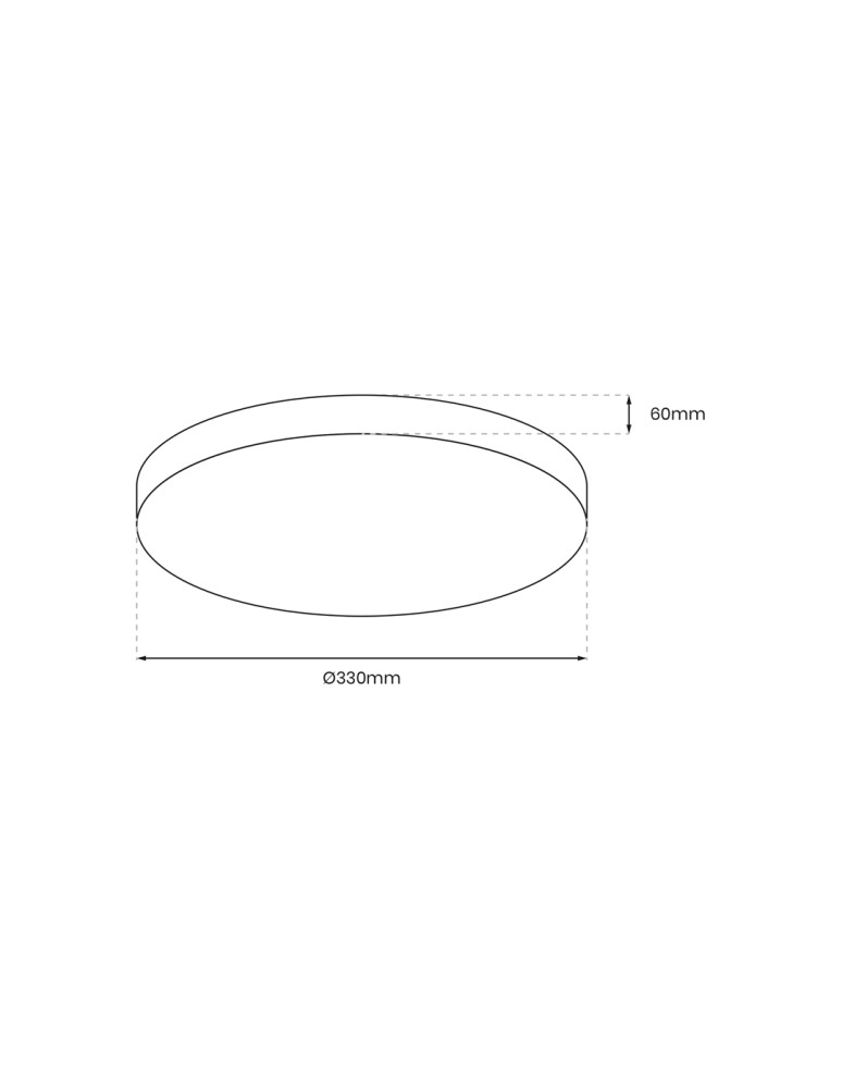 Hermetic plafonds - Milagro Plafond MAYA BLACK 15W LED IP44 Ø330 mm ML7789 - product kolory-swiatla.pl 4