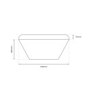 LED Plafonds - Milagro Plafond NEMO BLACK 17W LED EK7791 - product 4