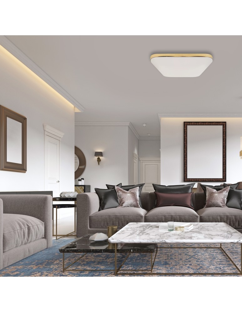 LED Plafonds - Milagro Plafond NEMO GOLD 17W LED EK7792 - product kolory-swiatla.pl 2