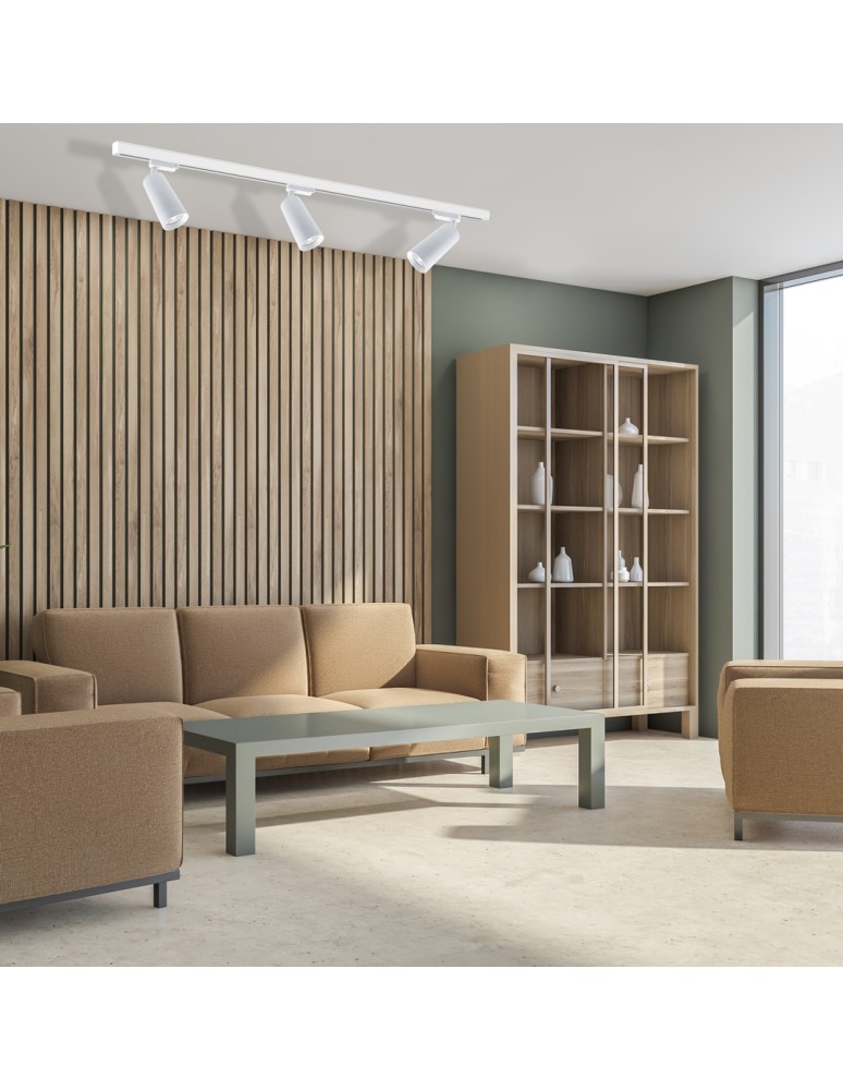 Ready-made rail kits - Milagro 3xMica (GU10) track set + Guide 1,5m - White ML8276 - product kolory-swiatla.pl 4