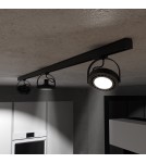 Ready-made rail kits - Milagro 3xLugar (AR111-GU10) track set + Guide 1.5m - Black ML7912 - product 8