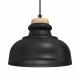Milagro Lampa wisząca ASMUND BLACK 1xE27 20cm MLP8297