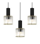 Pendant lamps on a strip - Milagro CRISTAL 3xE27 pendant lamp MLP8361 - product 2