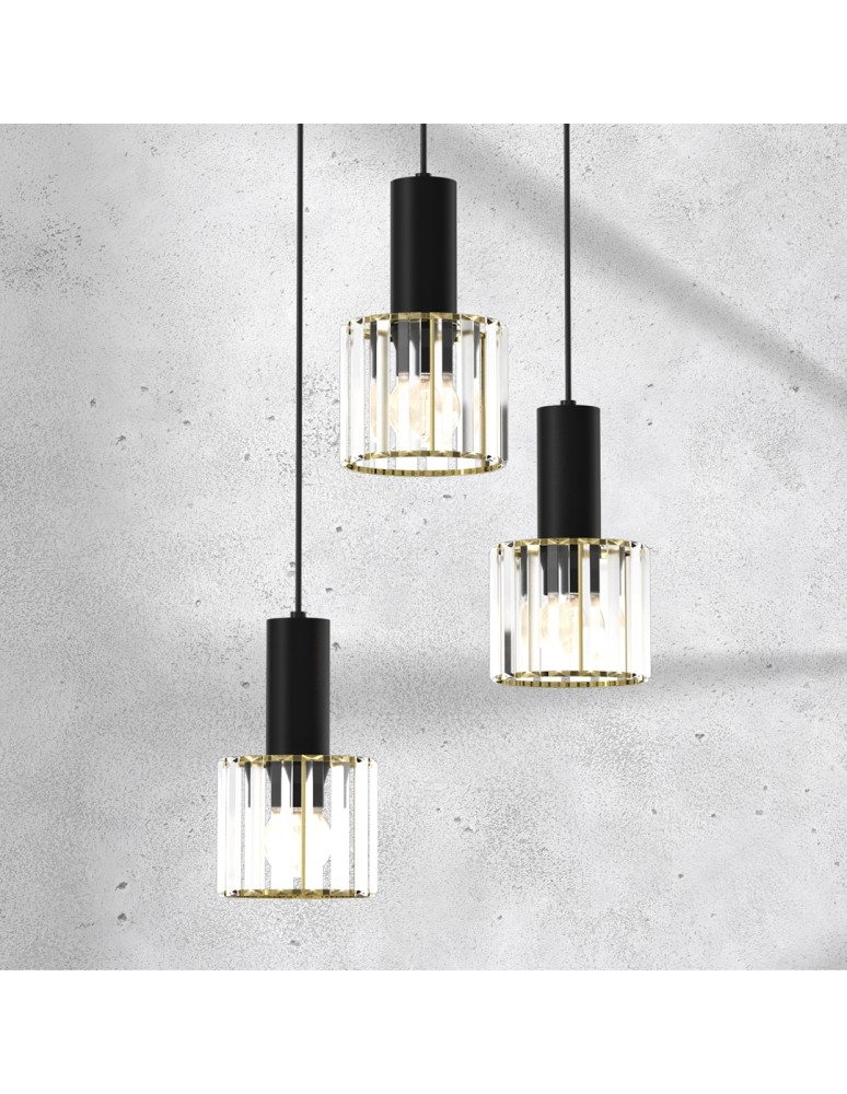 Triple pendant lamps - Milagro CRISTAL 3xE27 pendant lamp MLP8362 - product kolory-swiatla.pl 3