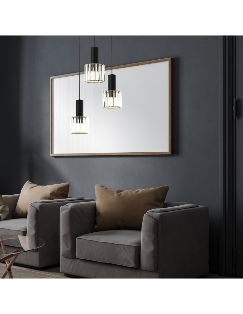 Triple pendant lamps - Milagro CRISTAL 3xE27 pendant lamp MLP8362 - product kolory-swiatla.pl 4