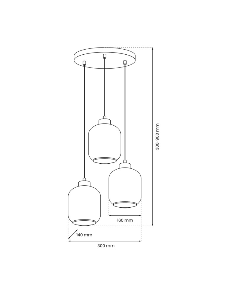 Product categories - Milagro SOMBRA MIX 3xE27 pendant lamp MLP8369 - product kolory-swiatla.pl 6