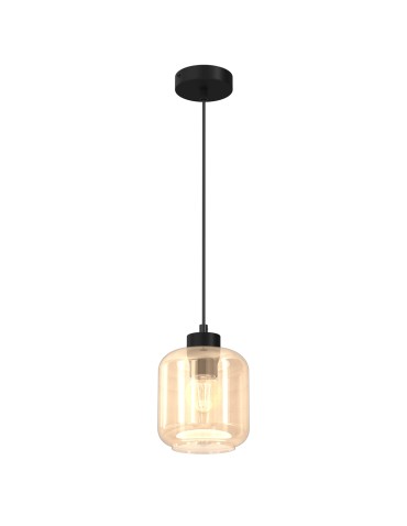 Milagro SOMBRA AMBER 1xE27 pendant lamp MLP8370