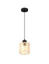 Milagro SOMBRA AMBER 1xE27 pendant lamp MLP8370