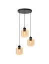 Milagro SOMBRA AMBER 3xE27 pendant lamp MLP8372