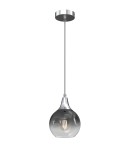 Single pendant lamps - Milagro MONTE SILVER fi 150 1xE27 pendant lamp MLP8321 - product 1