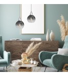 Single pendant lamps - Milagro MONTE SILVER fi 150 1xE27 pendant lamp MLP8321 - product 4