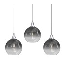 Pendant lamps on a strip - Milagro MONTE SILVER 3xE27 pendant lamp MLP8322 - product 2