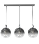 Pendant lamps on a strip - Milagro MONTE SILVER 3xE27 pendant lamp MLP8322 - product 7