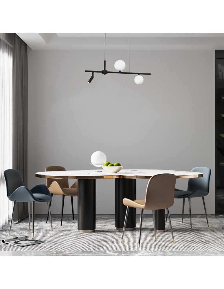 Pendant lamps spheres - Milagro SIRIO 3xG9 pendant lamp MLP8407 - product kolory-swiatla.pl 5