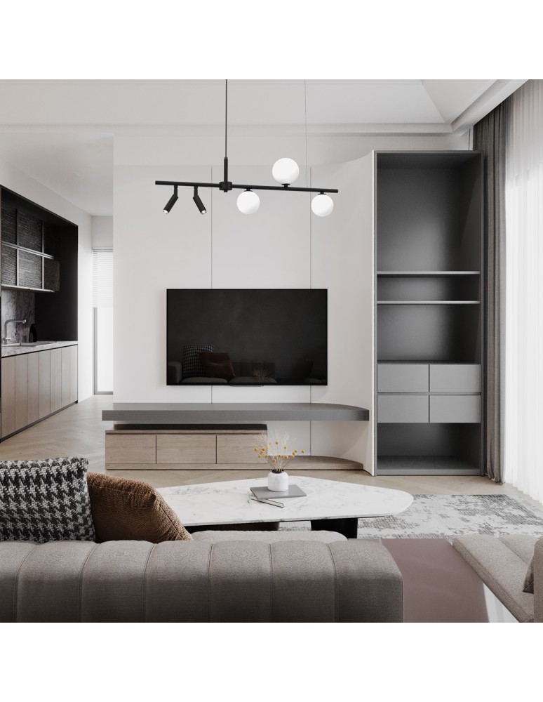 Pendant lamps spheres - Milagro SIRIO 5xG9 pendant lamp MLP8408 - product kolory-swiatla.pl 4