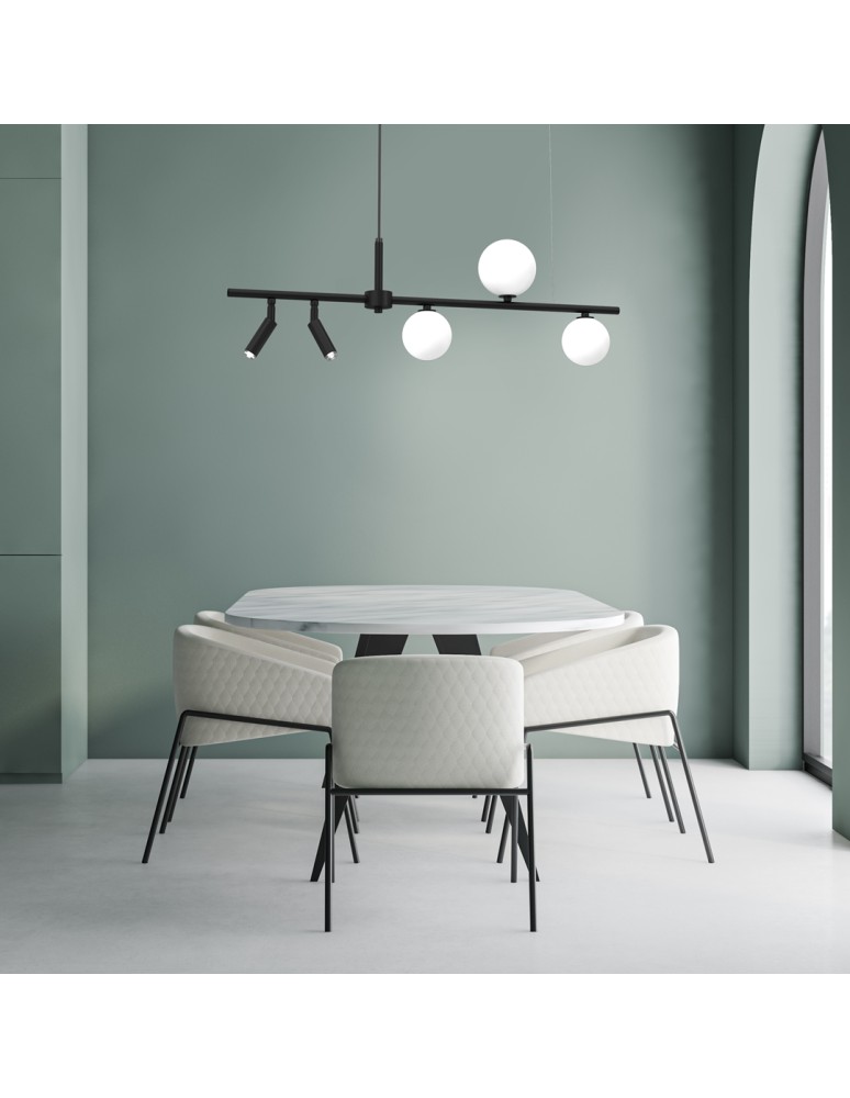 Pendant lamps spheres - Milagro SIRIO 5xG9 pendant lamp MLP8408 - product kolory-swiatla.pl 5