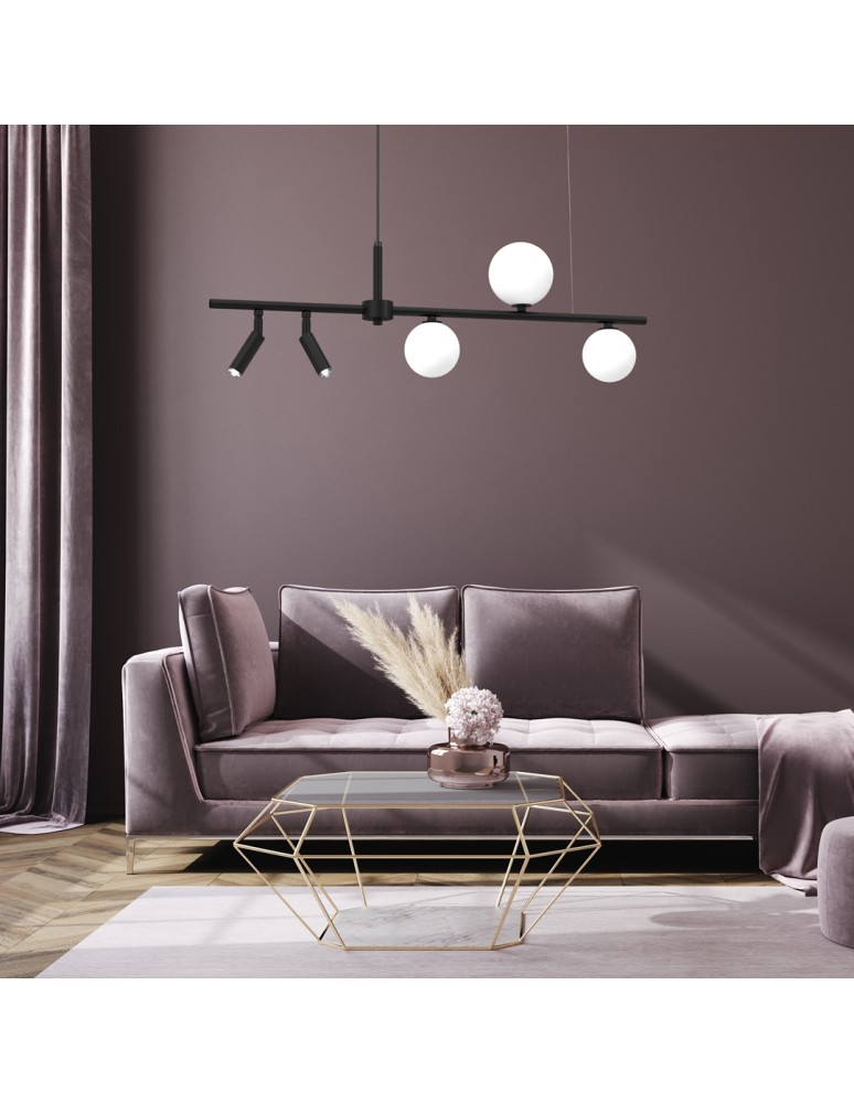 Pendant lamps spheres - Milagro SIRIO 5xG9 pendant lamp MLP8408 - product kolory-swiatla.pl 6