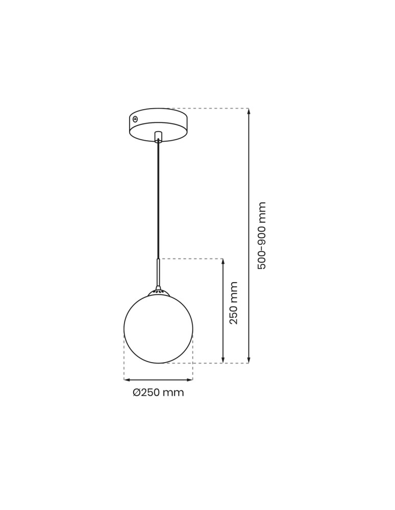 Product categories - Milagro REFLEX fi 250 1xE27 pendant lamp MLP8414 - product kolory-swiatla.pl 6
