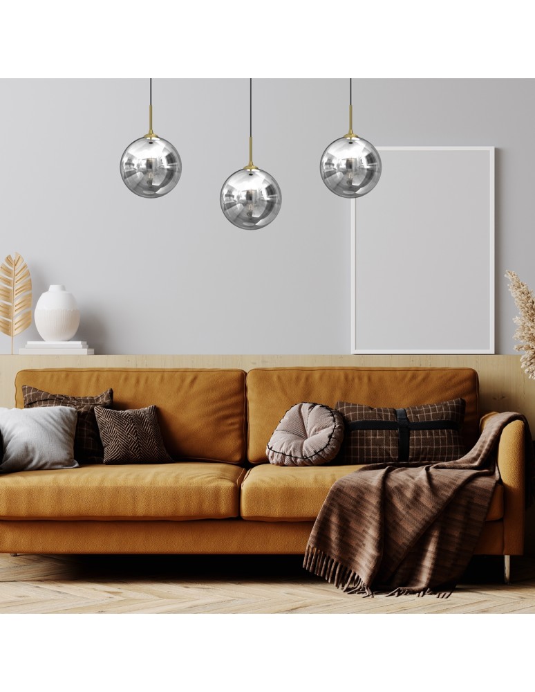 Pendant lamps on a strip - Milagro REFLEX 3xE14 pendant lamp MLP8415 - product kolory-swiatla.pl 4