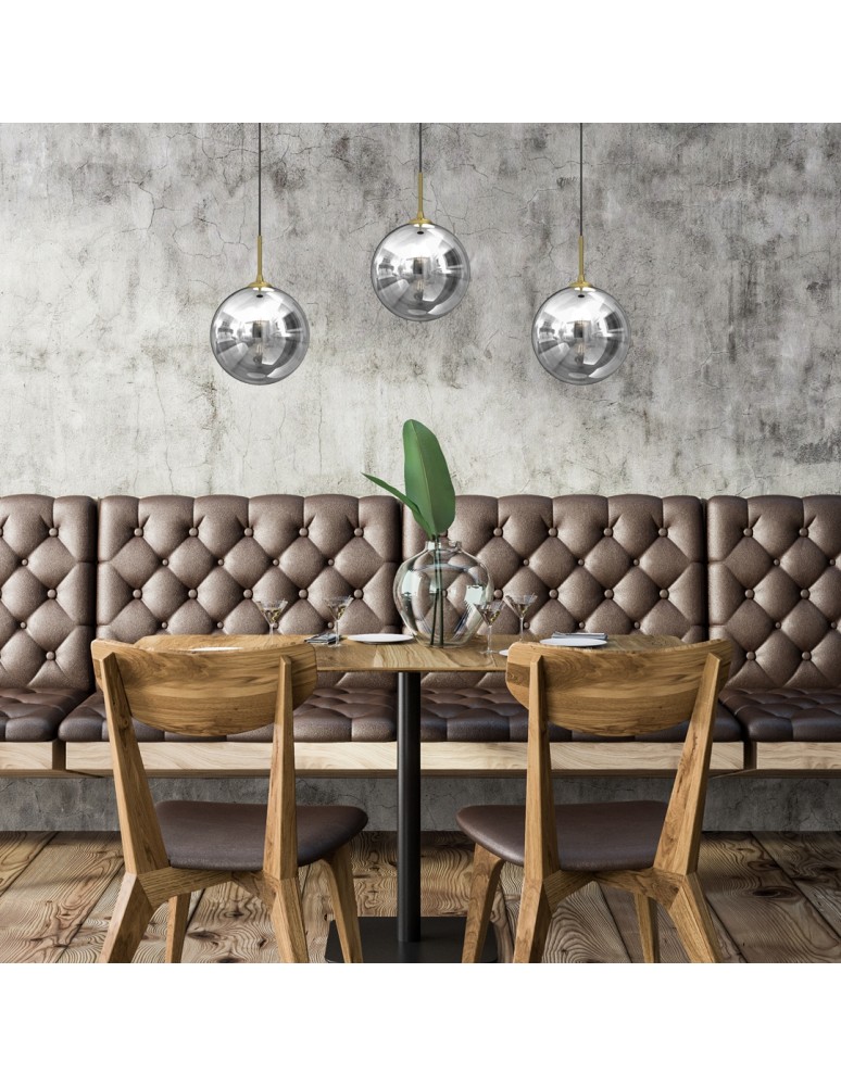 Pendant lamps on a strip - Milagro REFLEX 3xE14 pendant lamp MLP8415 - product kolory-swiatla.pl 5