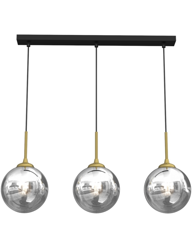 Pendant lamps on a strip - Milagro REFLEX 3xE14 pendant lamp MLP8415 - product kolory-swiatla.pl 7