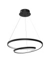Milagro LUCERO BLACK 48W LED pendant lamp ML7948