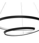 LED pendant lamps - Milagro LUCERO BLACK 48W LED pendant lamp ML7948 - product 2