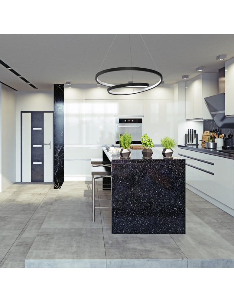 LED pendant lamps - Milagro LUCERO BLACK 48W LED pendant lamp ML7948 - product kolory-swiatla.pl 8