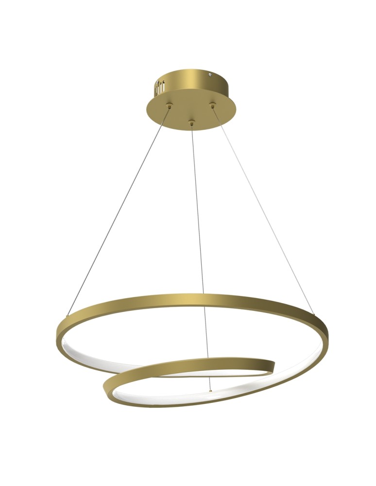 LED pendant lamps - Milagro LUCERO GOLD 48W LED pendant lamp ML7950 - product kolory-swiatla.pl 1