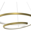LED pendant lamps - Milagro LUCERO GOLD 48W LED pendant lamp ML7950 - product 2