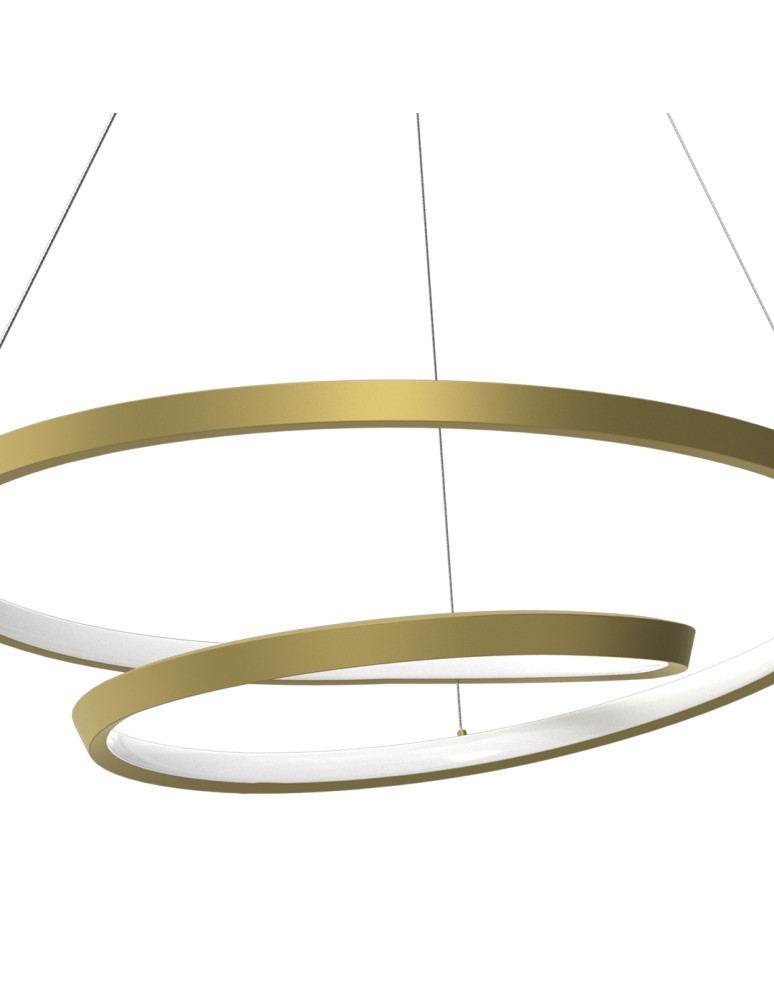 LED pendant lamps - Milagro LUCERO GOLD 48W LED pendant lamp ML7950 - product kolory-swiatla.pl 2