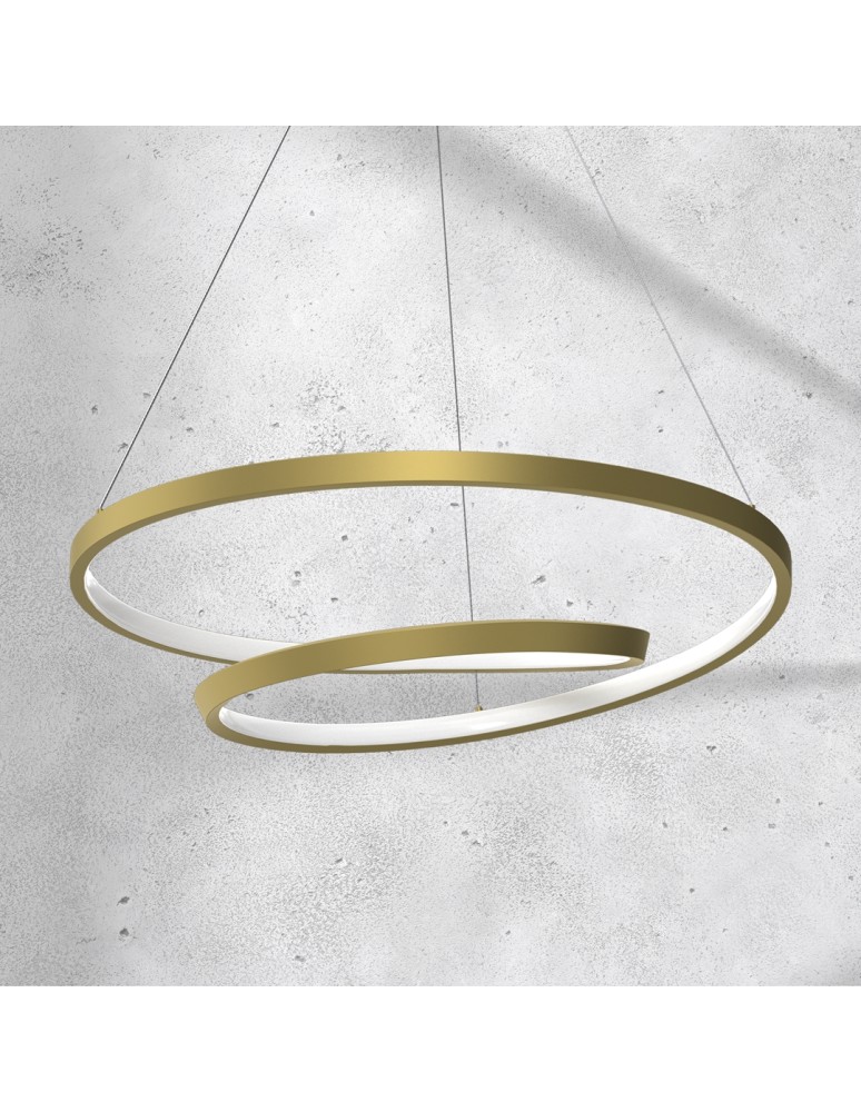LED pendant lamps - Milagro LUCERO GOLD 48W LED pendant lamp ML7950 - product kolory-swiatla.pl 3