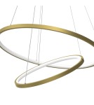 Pendant lamps circles - Milagro ROTONDA GOLD 51W LED pendant lamp ML7944 - product 2