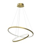 Pendant lamps circles - Milagro ROTONDA GOLD 51W LED pendant lamp ML7944 - product 7