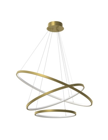 Milagro ROTONDA GOLD 93W LED pendant lamp ML7947