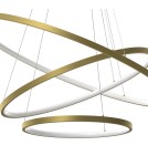 Pendant lamps circles - Milagro ROTONDA GOLD 93W LED pendant lamp ML7947 - product 2