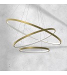Pendant lamps circles - Milagro ROTONDA GOLD 93W LED pendant lamp ML7947 - product 3
