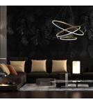 Pendant lamps circles - Milagro ROTONDA GOLD 93W LED pendant lamp ML7947 - product 5