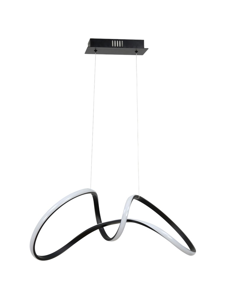 Pendant lamps - Milagro TESORO BLACK 48W LED pendant lamp ML7951 - product kolory-swiatla.pl 6