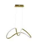 LED pendant lamps - Milagro TESORO GOLD 48W LED pendant lamp ML7953 - product 1