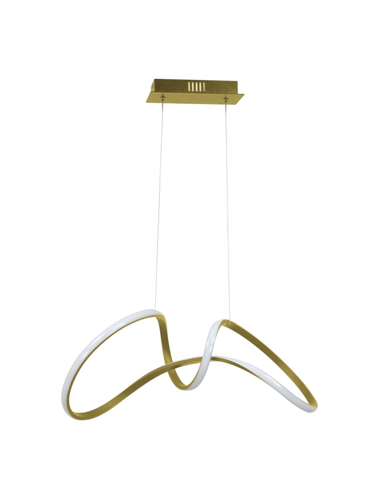LED pendant lamps - Milagro TESORO GOLD 48W LED pendant lamp ML7953 - product kolory-swiatla.pl 1