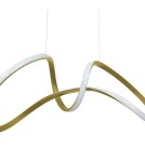 LED pendant lamps - Milagro TESORO GOLD 48W LED pendant lamp ML7953 - product 2