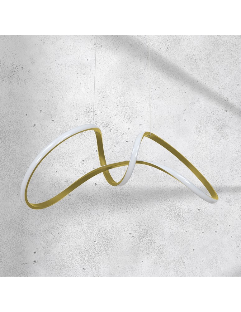 LED pendant lamps - Milagro TESORO GOLD 48W LED pendant lamp ML7953 - product kolory-swiatla.pl 3