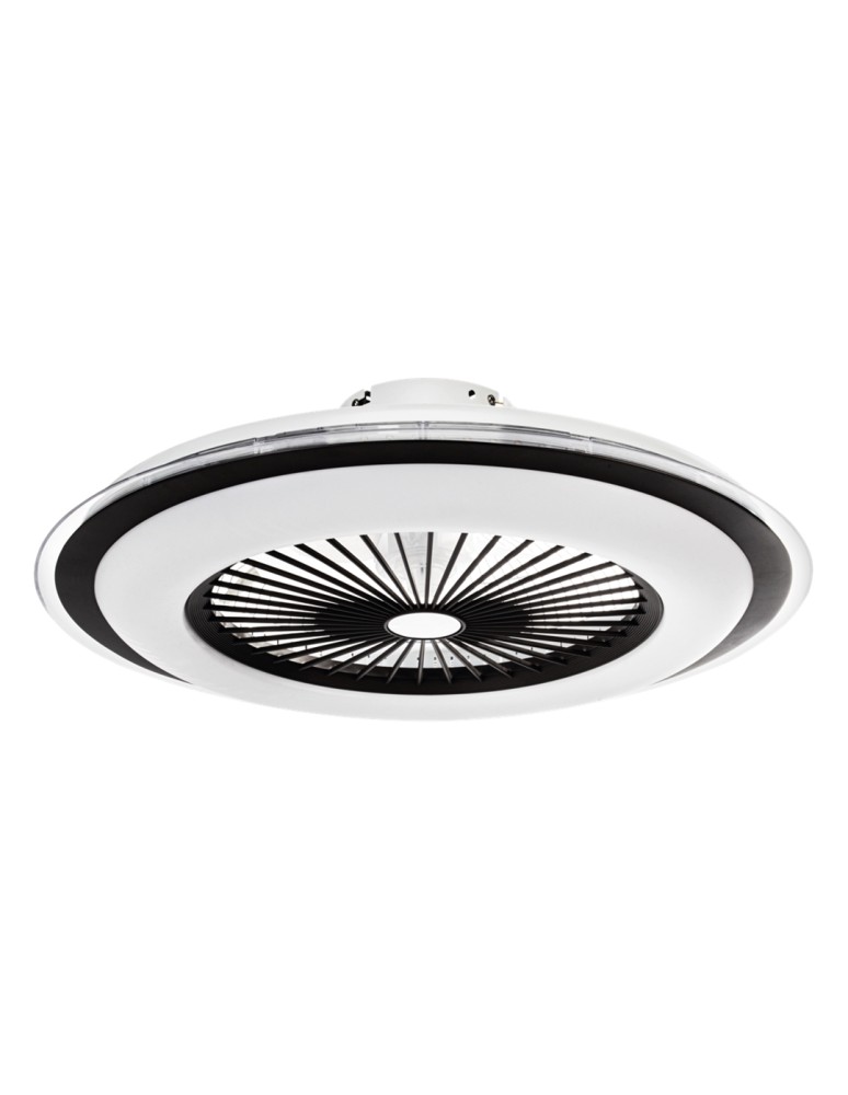 Fans with lighting - Milagro Plafondier LED ZONDA BLACK 48W with fan ML8339 - product kolory-swiatla.pl 1