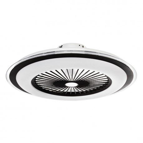 Milagro Plafoniera LED ZONDA BLACK 48W z wentylatorem ML8339