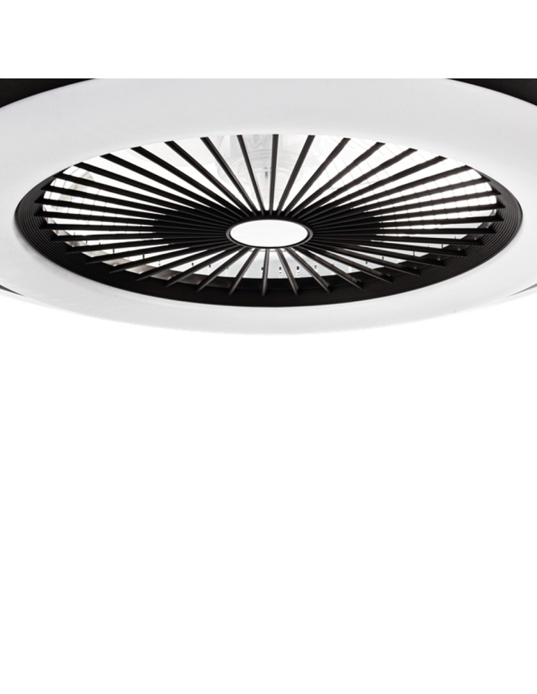 Fans with lighting - Milagro Plafondier LED ZONDA BLACK 48W with fan ML8339 - product kolory-swiatla.pl 3