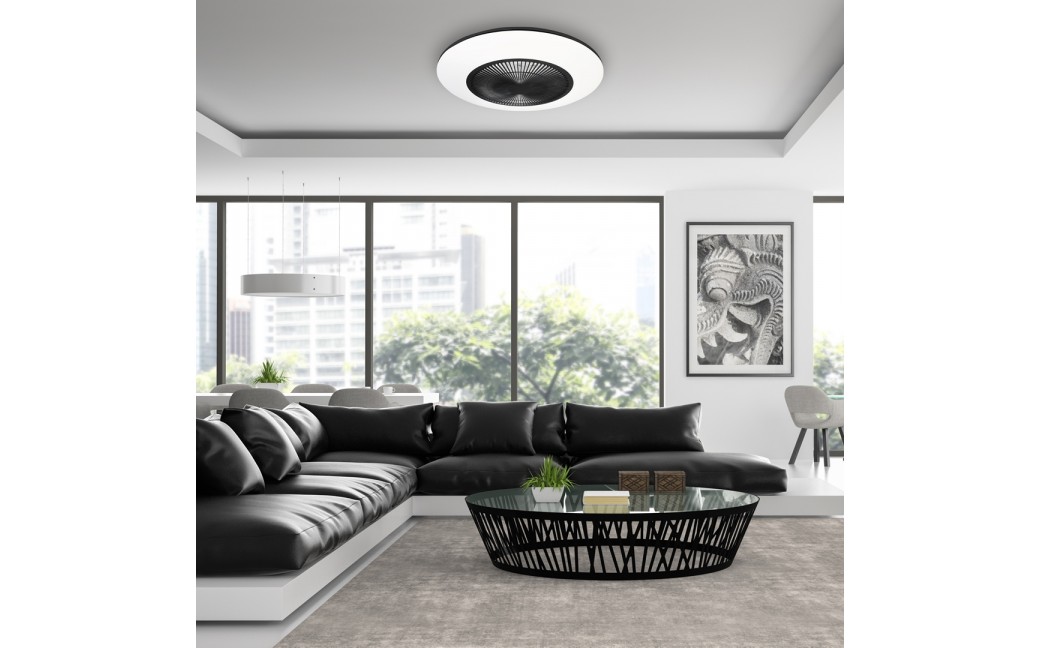 Milagro Plafoniera LED ARIA BLACK 38W z wentylatorem ML8335